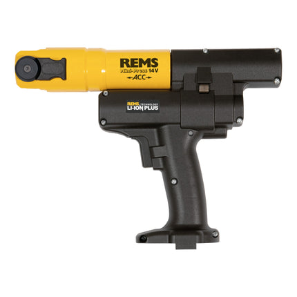 Rems Mini Press 14V ACC Basic Pack prensa radial sin cable 14,4 V 22 kN ( 578013 R220 ) + 1x batería recargable 2,5 Ah + cargador + L-Boxx