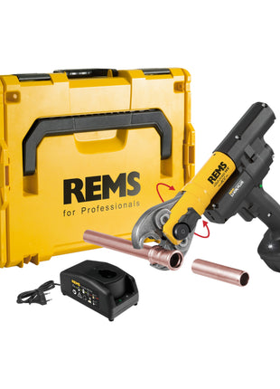 Rems Mini Press 14V ACC Basic Pack Akku Radialpresse 14,4 V 22 kN ( 578013 R220 ) + 1x Akku 2,5 Ah + Ladegerät + L-Boxx