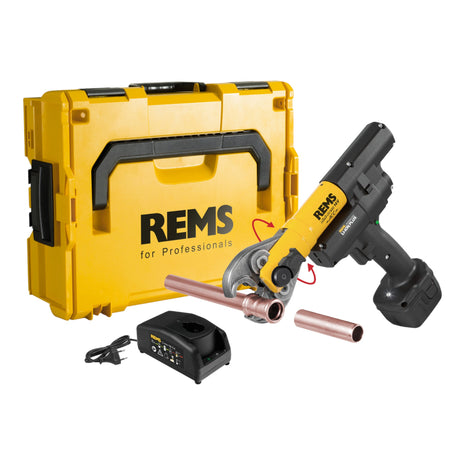 Rems Mini Press 14V ACC Basic Pack Akku Radialpresse 14,4 V 22 kN ( 578013 R220 ) + 1x Akku 2,5 Ah + Ladegerät + L-Boxx