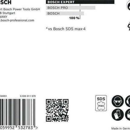 BOSCH Hammerbohrer Expert SDS max-8X Ø 12 mm Arbeits-L.800 mm L.940 mm ( 4000909890 )