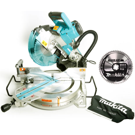 Makita LS 1019 L Kapp- und Gehrungssäge 1510W 260mm + Kreissägeblatt Holz 260x2,3x30mm 60 Zähne ( B-32801 ) - Toolbrothers