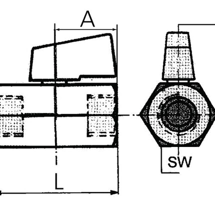 RIEGLER Mini-Kugelhahn  16,66 mm G 3/8 ″ ( 4163000276 )