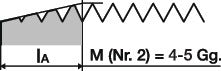 Juego de grifos manuales RUKO DIN 352 M6x1 mm (4300400030)