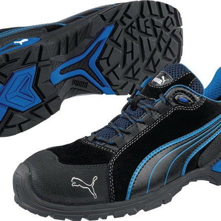 Zapato de seguridad PUMA Rio Black Low talla 47 negro/azul ( 4300700407 )