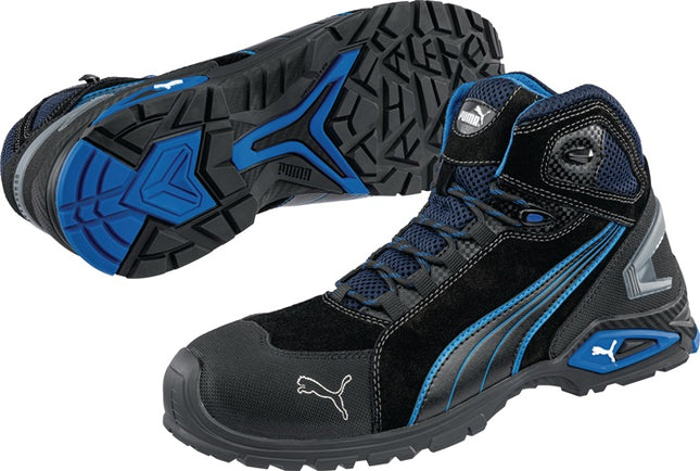 PUMA safety boots Rio Black Mid size 40 black/blue ( 4300700410 )