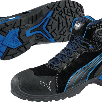 Bottes de sécurité PUMA Rio Black Mid taille 42 noir/bleu ( 4300700412 )