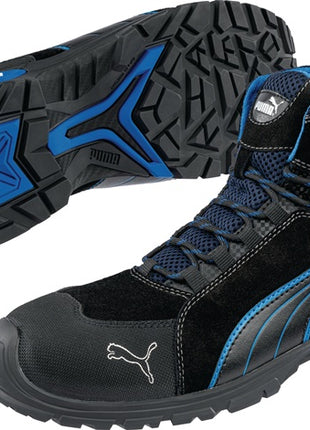 Botas de seguridad PUMA Rio Black Talla media 43 negro/azul (4300700413)