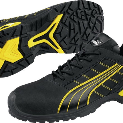 PUMA safety shoe Amsterdam Low size 44 black/yellow ( 4300700424 )