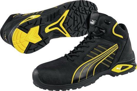 Bottes de sécurité PUMA Amsterdam Mid taille 40 noir/jaune ( 4300700430 )