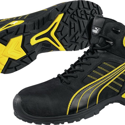 Bottes de sécurité PUMA Amsterdam Mid taille 42 noir/jaune ( 4300700432 )