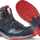 ALBATROS Sicherheitsstiefel ULTRATRAIL BLACK MID Größe 40 schwarz/rot ( 4300700560 )