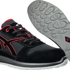 ALBATROS Zapato de trabajo CLIFTON ST LOW talla 46 negro/rojo (4300700676)