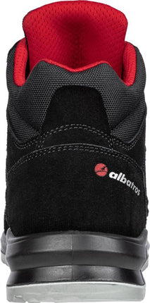 ALBATROS botas de seguridad CLIFTON MID talla 41 negro/rojo ( 4300700681 )