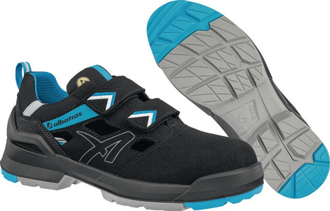 ALBATROS safety shoe FORGE AIR LOW size 42 black/blue ( 4300700802 )