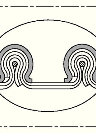 NORRES Tuyau d'aspiration et de soufflage CP HYP 450 Ø intérieur 50-51 mm ( 4501400401 )