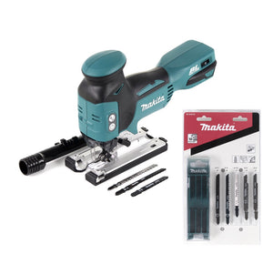 Makita DJV 181 Z Akku Pendelhubstichsäge 18V Brushless Solo + 17x Sägeblatt - ohne Akku, ohne Ladegerät