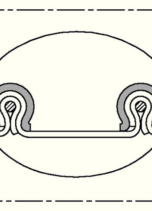 NORRES Absaug- und Gebläseschlauch CP VITON® 459 EC Innen-Ø 300 mm ( 4501401314 )