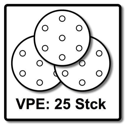 Festool STF D225 P80 GR S/25 Schleifscheibe Granat Soft 25 Stück ( 204221 ) für Langhalsschleifer PLANEX 225 EQ, PLANEX LHS-E 225 easy