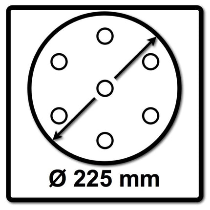 Festool Disco abrasivo STF D225 P400 GR S Granat Soft - 25 pz. ( 204228 )