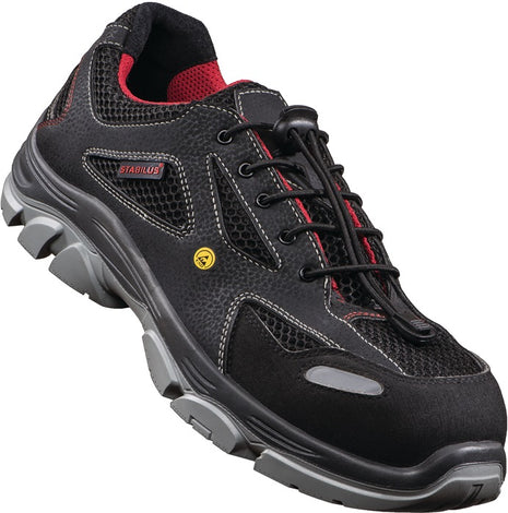 Zapato de seguridad STABILUS THILO LOW talla 41 negro/rojo (4703000071)