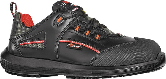 U.POWER zapato de seguridad Iroko talla 45 negro/rojo ( 4720000165 )