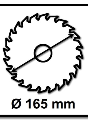 Makita EFFICUT Kreissägeblatt für Holz 165 x 20 x 1,45 mm 56 Zähne ( B-57336 ) - Toolbrothers