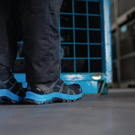 HAIX Sicherheitsstiefel BE Safety 40.1 Mid Größe 12 (47) schwarz/blau ( 4721000046 )