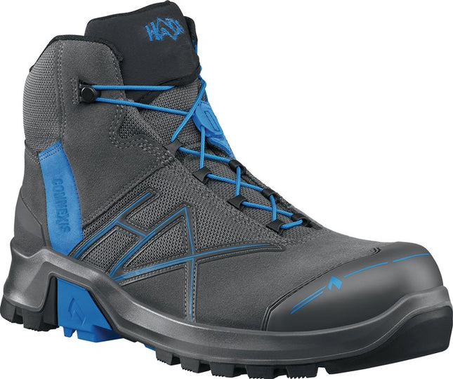 HAIX safety boots Connexis(R) GTX mid size 9 (43) grey/blue ( 4721000533 )