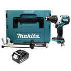 Makita DHP 481 G1J 18 V Akku Schlagbohrschrauber Brushless 115 Nm im Makpac + 1 x BL1860 6,0 Ah Akku ohne Ladegerät - Toolbrothers