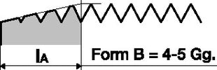 RUKO Einschnittgewindebohrer DIN 352 Form B M4x0,7 mm ( 8000421286 )