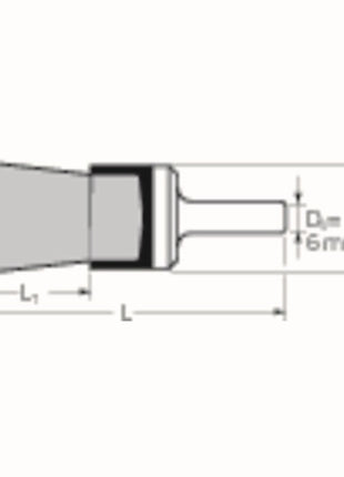 PFERD Pinselbürste PBU INOX Ø 10 mm Drahtstärke 0,15 mm ( 8000432607 )