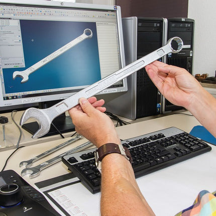 HAZET Chiave combinata 600 LG SW 27 mm Lunghezza 480 mm ( 8000465050 )