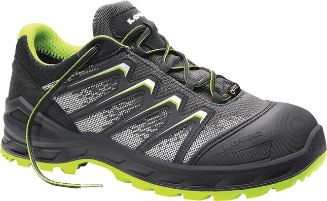 LOWA safety shoe Larrox Work GTX grey Lo size 47 grey/green ( 8000468872 )