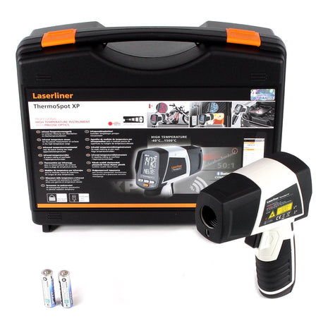 Laserliner ThermoSpot XP Professional Infrarot-Temperaturmessgerät roter Laser Klasse 2 ( 082.043A ) - Toolbrothers