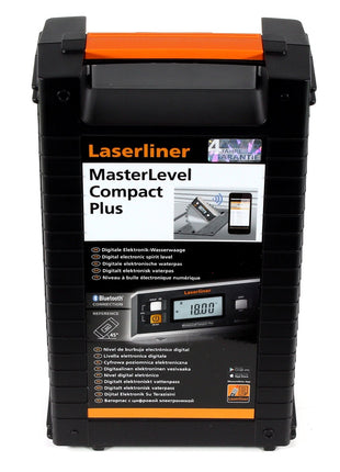 Laserliner MasterLevel Compact Plus Digitale Elektronik-Wasserwaage im Koffer mit Bluetooth ( 081.265A ) - Toolbrothers