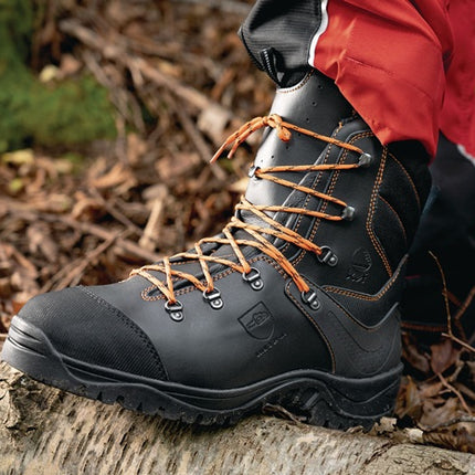 Bottes de sécurité forestière SOLIDUR KAILASH taille 46 noir/orange ( 8000809682 )