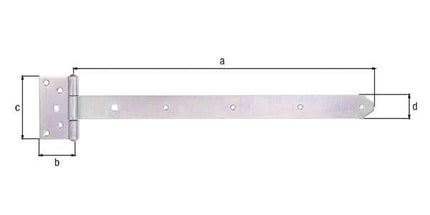GAH Kreuzgehänge  L.491 x 59xB.103 x 40xStärke 4 mm ( 8001514122 )