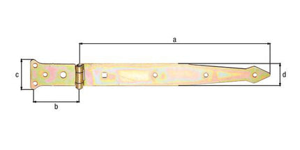 GAH Werfgehänge  Länge 302 x 77 mm Breite 48 x 35 mm ( 8001514126 )