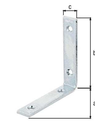 Ángulo de haz GAH L100x100 mm ancho 20 mm (8001514138)