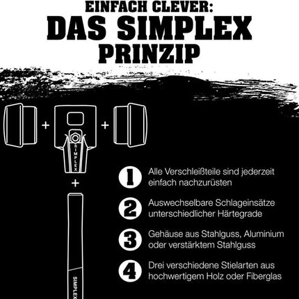 HALDER Schonhammerkopf  Kopfdurchmesser 80mm ( 8002360802 )