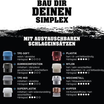 HALDER Schonhammerkopf  Kopfdurchmesser 80mm ( 8002360802 )