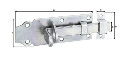GAH lock bolt length 120 mm width 44 mm straight ( 8002643081 )