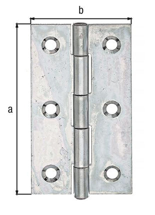 Zawias GAH wysokość 82 mm szerokość 45 mm ( 8002740649 )