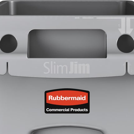 Collecteur de recyclage RUBBERMAID 60 l H635xL279xP558mm (9000468559)