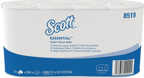 SCOTT Toilettenpapier SCOTT® ESSENTIAL 8519 2-lagig, Kleinrollen ( 9000469138 )