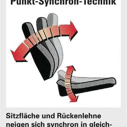TOPSTAR Bürodrehstuhl  mit Synchrontechnik ( 9000482935 )