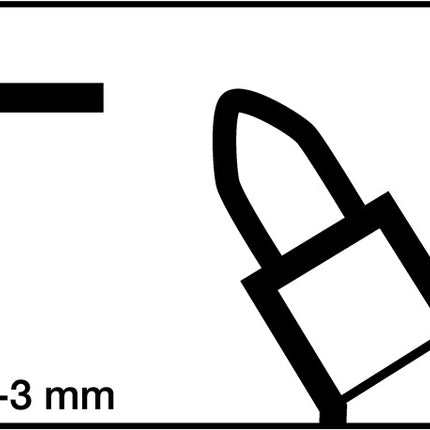 EDDING rotulador permanente 3000 negro (9000487907)