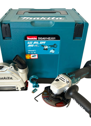 Makita DGA 514 ZJU1 Akku Winkelschleifer 18 V 125 mm Brushless + MAKPAC - ohne Akku, ohne Ladegerät