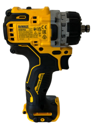 Perceuse-visseuse sans fil DeWalt DCD 703 NT 12 V 57 Nm sans balais + 4x embouts + TSTAK - sans batterie, sans chargeur