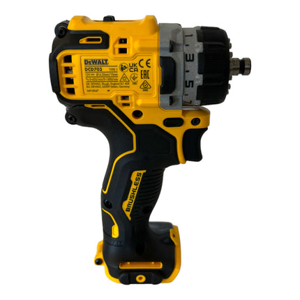 DeWalt DCD 703 NT cordless drill driver 12 V 57 Nm brushless + 4x attachments + TSTAK - without battery, without charger